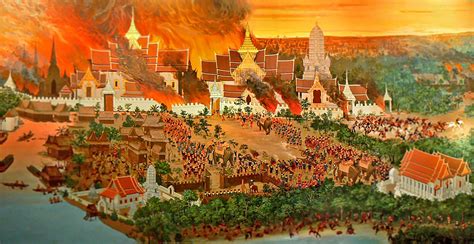 El Saqueo de Ayutthaya: Un Episodio Trágico en la Historia Siamésa que Reveló la Fortaleza de Borommaraacha IV